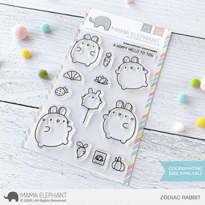 Mama Elephant Clear Stamps - Zodiac Rabbit